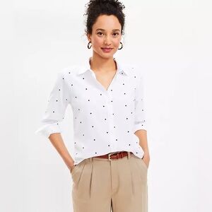 LOFT Dotted Everyday Shirt